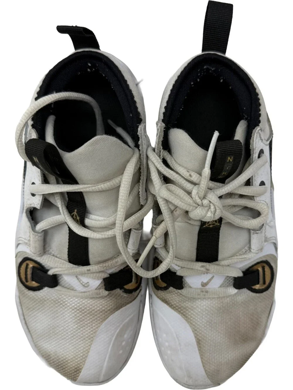 Nike Air Zoom Crossover 2 Mid White Metallic Gold - FB2689-100 Youth Size 2.5 Y